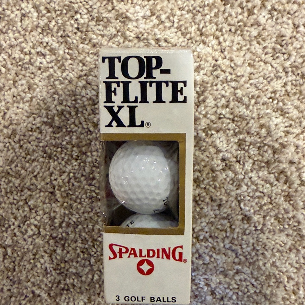 La Paloma Top-Flite XL Spaulding White Golf Balls